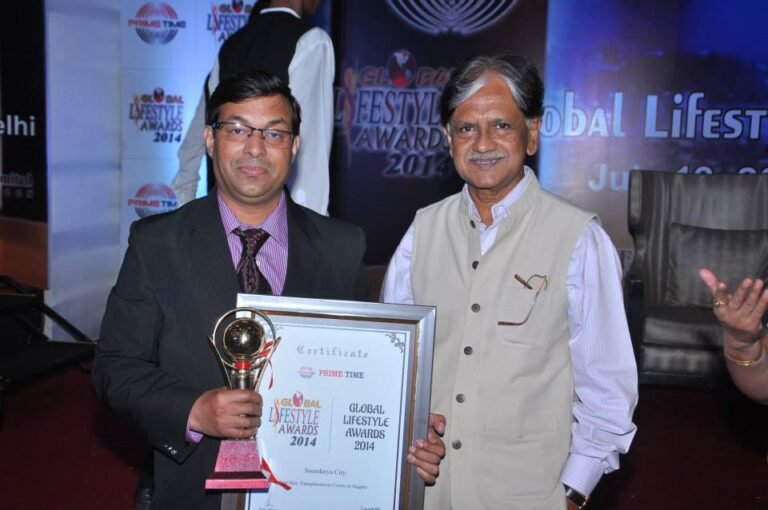 primetime award by Mr Anil Shashtri MSO UPA in 2014